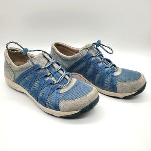 Dansko Women's Shoe Honor Blue Size US 8 EUR 38 Blue Nursing Sneaker
